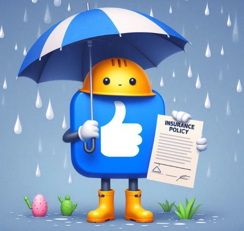 facebook like on insurance policy