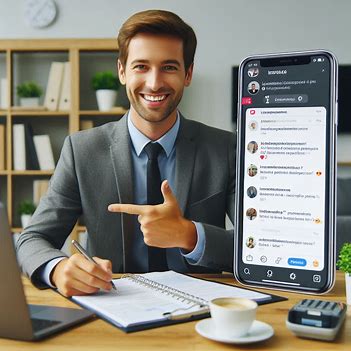 insurance agent smiling during an Instagram Live session