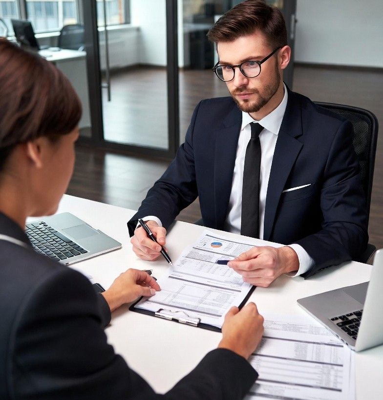 financial planner discussing insurance considerations